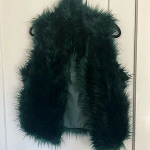 Faux fur vest